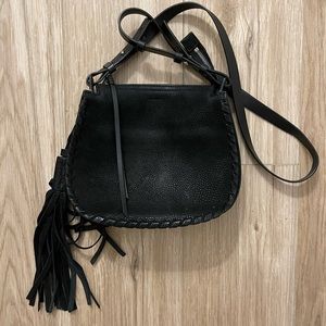 AllSaints Crossbody- Mori Hobo in Black